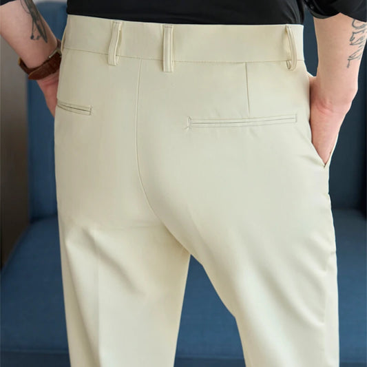 Men's Elegant Casual Business Slim-fit Dress Pants.