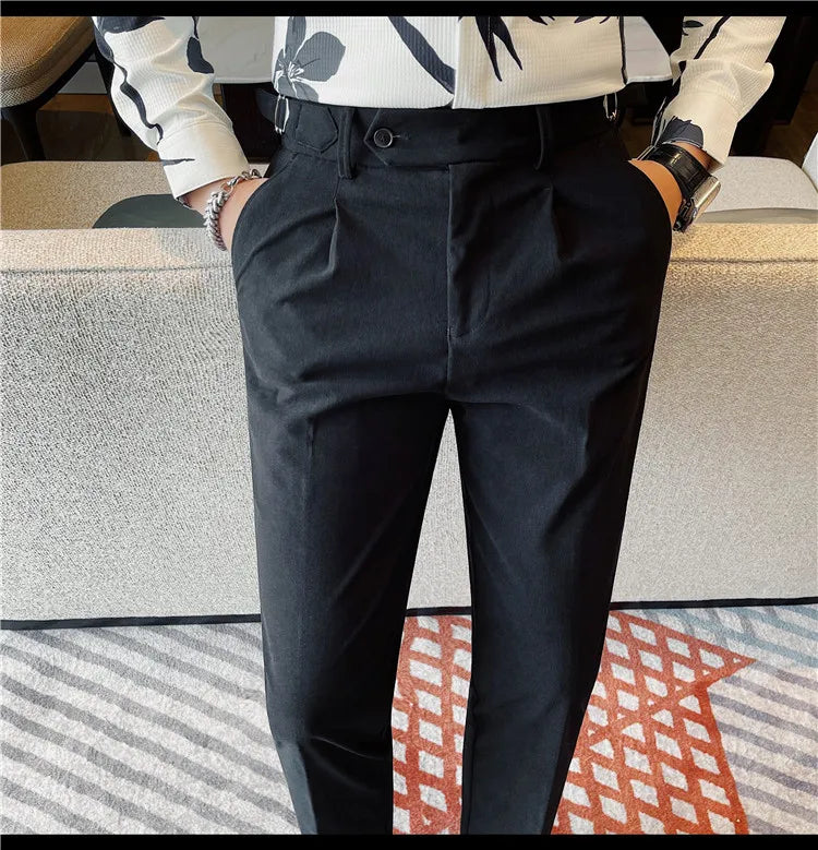 Men's Casual Business Social Suit Pants .It can be worn for business office use.