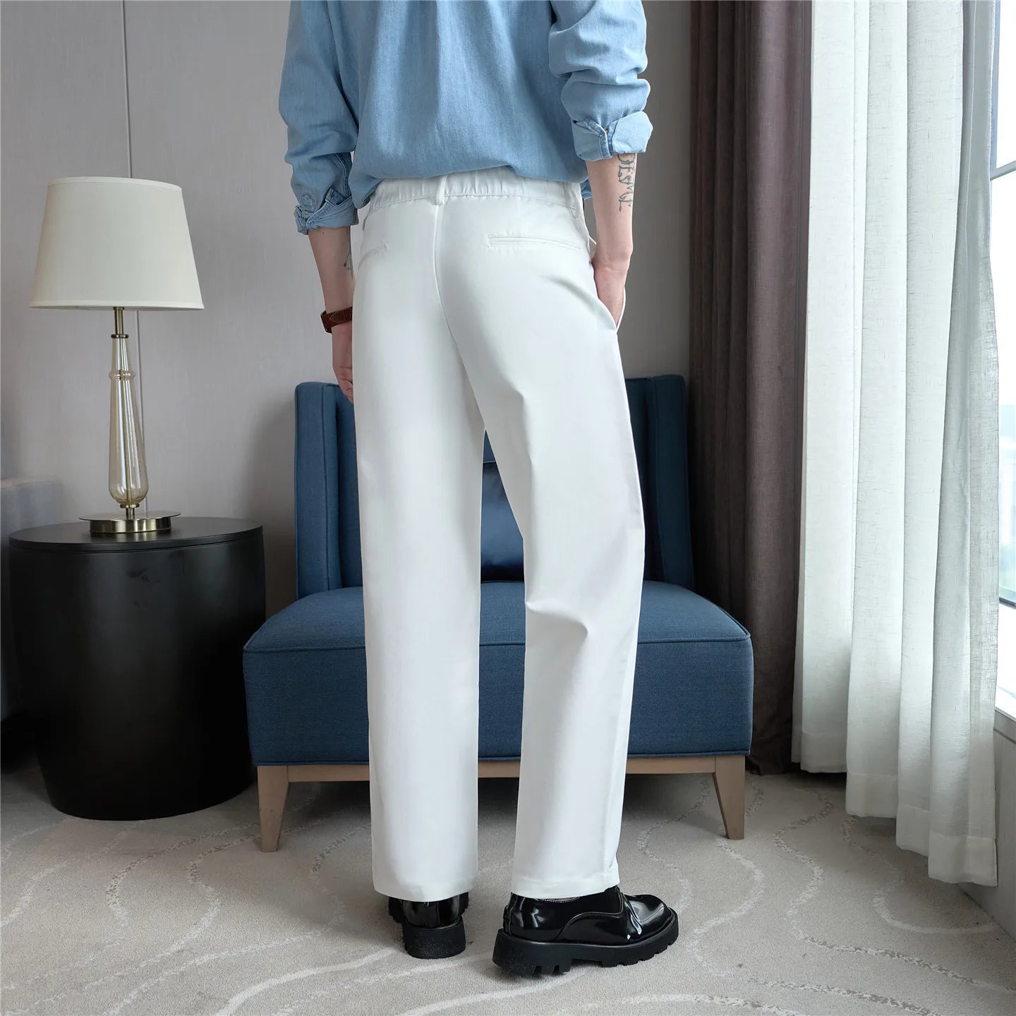 American Elastic Casual Pants for Men .