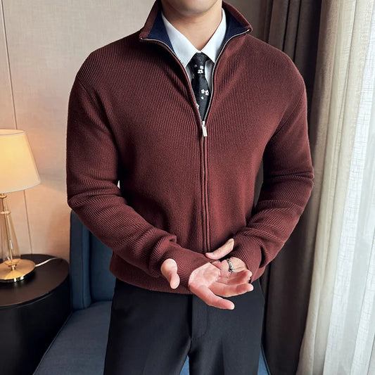 Stunning British Style High Quality Knitted Cardigan for Men