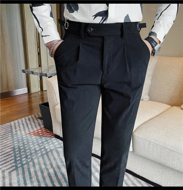 Men's Casual Business Social Suit Pants .It can be worn for business office use.