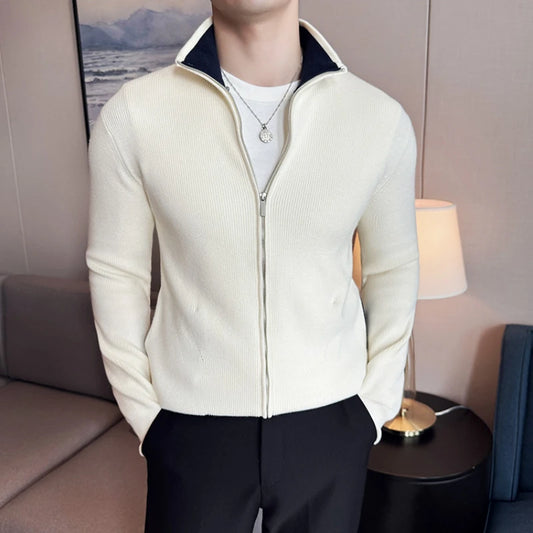Stunning British Style High Quality Knitted Cardigan for Men