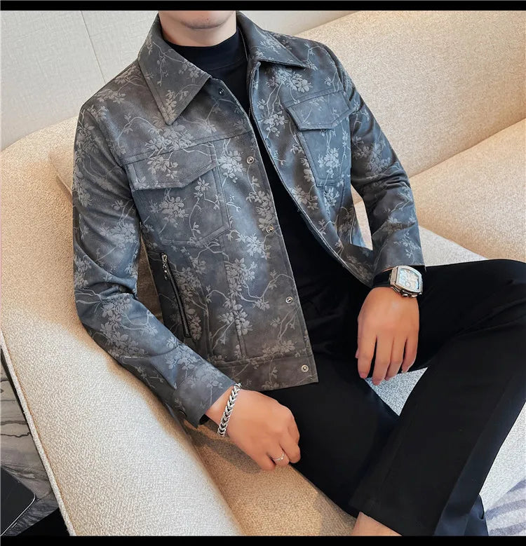 High Quality Autumn Leather Jacket for Men