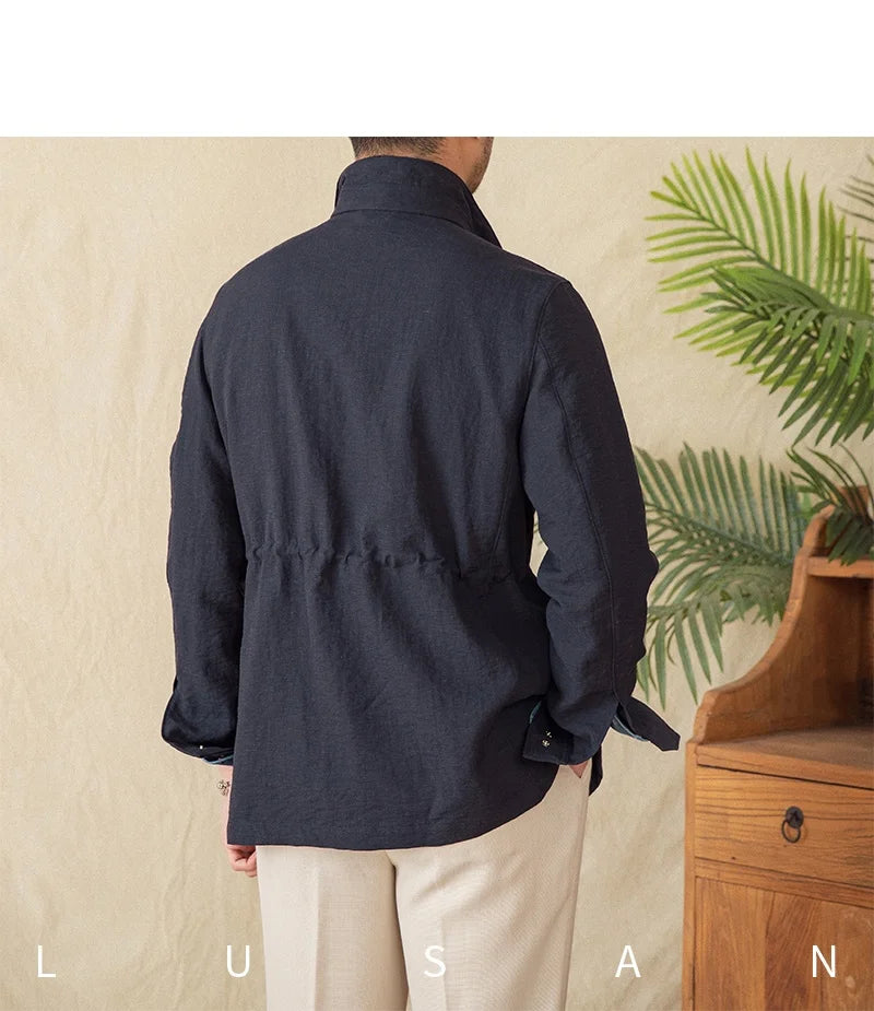 Marvelous Stand Collar Jacket for Men