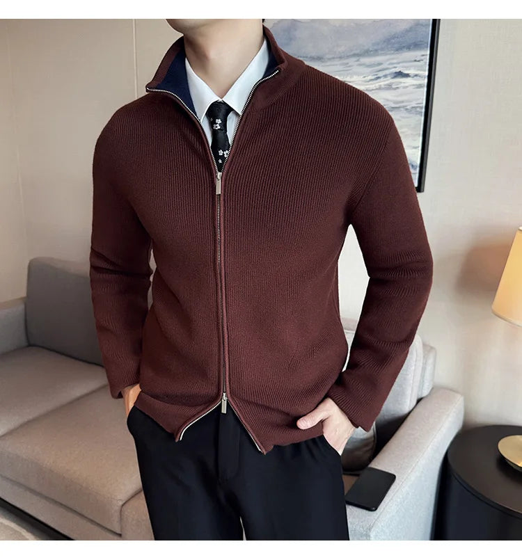 Stunning British Style High Quality Knitted Cardigan for Men