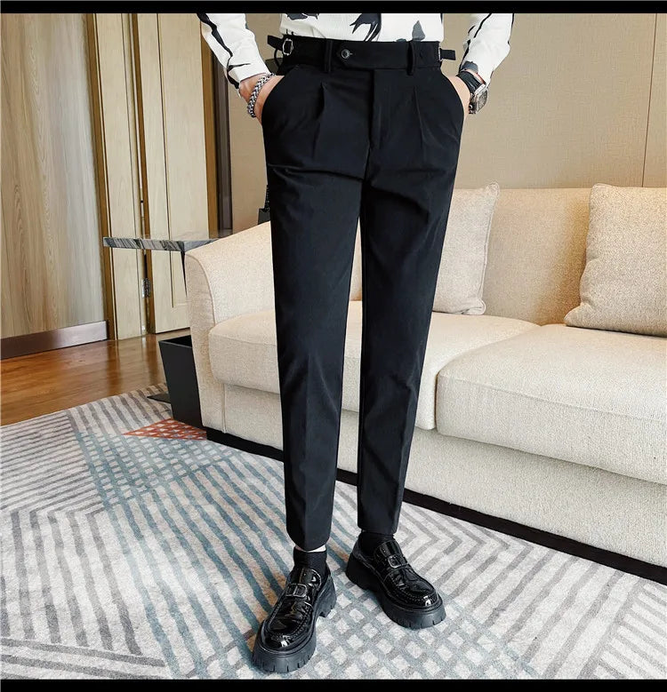 Men's Casual  Business Social Suit Pants .It can be worn for business office use.