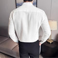 Men's Long-sleeve shirt superb looking design for  office wear