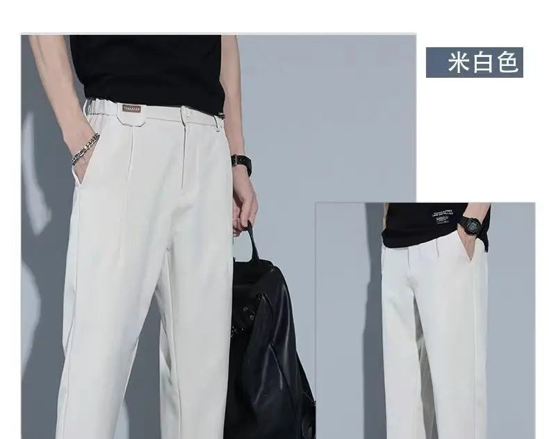 New Fashion Street Trend Versatile Casual Suit Pants For   Men