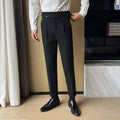 Men's Slim-Fit High Waist Pants