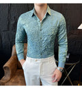 Elegant Slim Fit  Social Shirt For Men Clothing