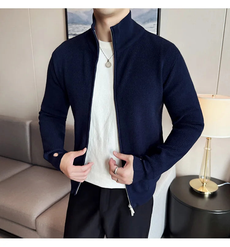 Stunning British Style High Quality Knitted Cardigan for Men