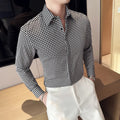 High Quality Vintage  Non Iron Long Sleeve  Shirts For Men