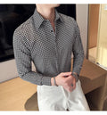 High Quality Vintage  Non Iron Long Sleeve  Shirts For Men