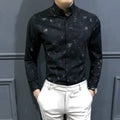 Men latest Long Sleeved  Floral Shirt