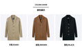 American European Fashion Men's  Trendy Long Sleeve Turn-down Collar Loose Knitted Knee Length Sweater Coat