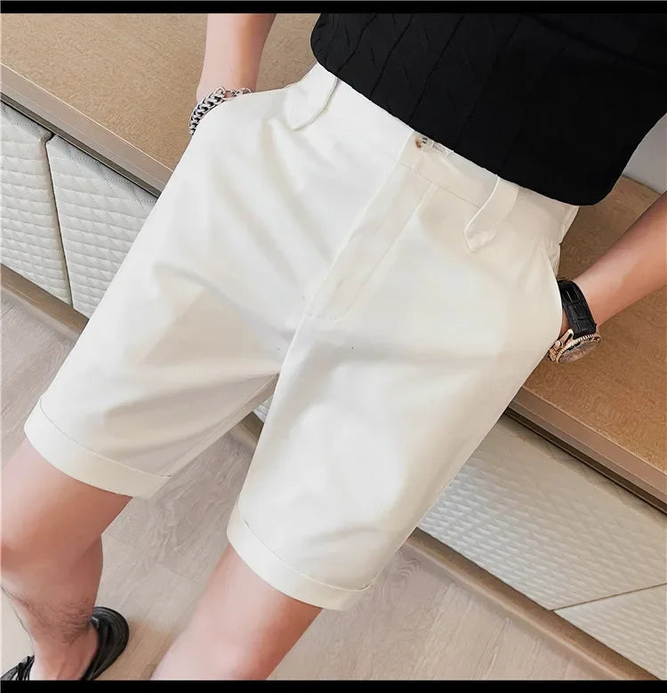 Men's Elegant Elastic Gray shorts Latest Fashion