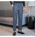 Men's  Premium Business  style Dress Pants with Flowing Light Texture