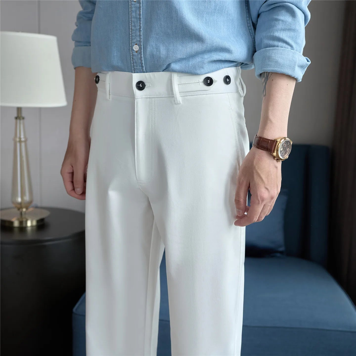 American Elastic Casual Pants for  Men .