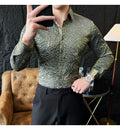 Elegant Slim Fit  Social Shirt For Men Clothing