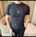 Leopard Pattern T Shirt For Men Summer Short Sleeve