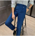 High Waist Straight Pants For Men. It is available in many colors