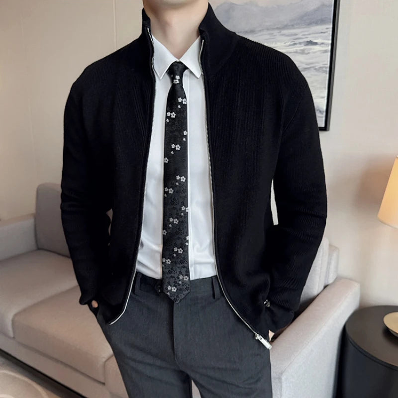 Stunning British Style High Quality Knitted Cardigan for Men