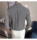 High Quality Vintage  Non Iron Long Sleeve  Shirts For Men