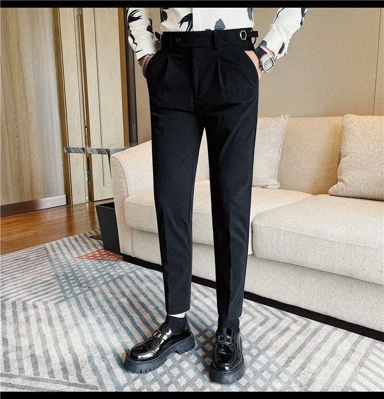 Men's Casual  Business Social Suit Pants .It can be worn for business office use.