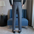 Men's  Premium Business  style Dress Pants with Flowing Light Texture