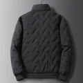 Men's Winter Fashion Solid Color Plus Fleece Thickened Cotton-padded Jacket