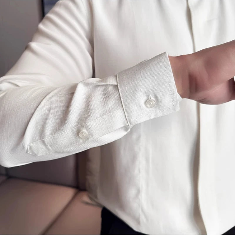 Men's Long-sleeve shirt superb looking design for  office wear
