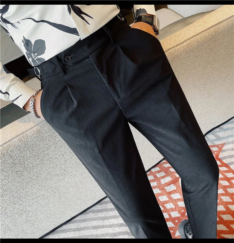 Men's Casual  Business Social Suit Pants .It can be worn for business office use.