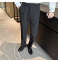 Men'S  Casual Pants Elastic  Business Suit Pants .It is worn in Office or Wedding Functions