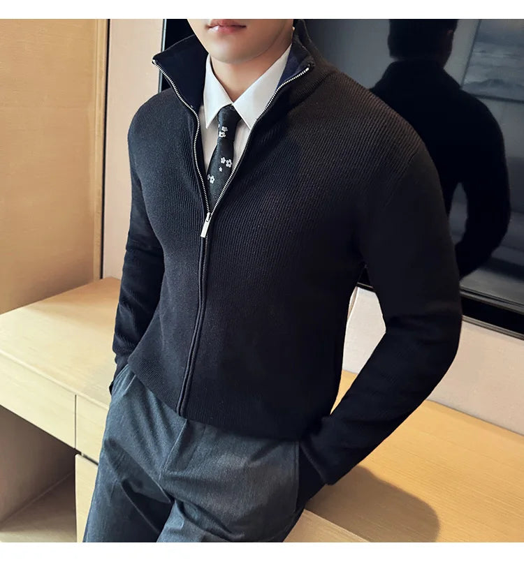 Stunning British Style High Quality Knitted Cardigan for Men