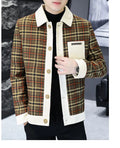 Unique Men's Autumn Plaid Jacket