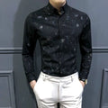 Men latest Long Sleeved  Floral Shirt