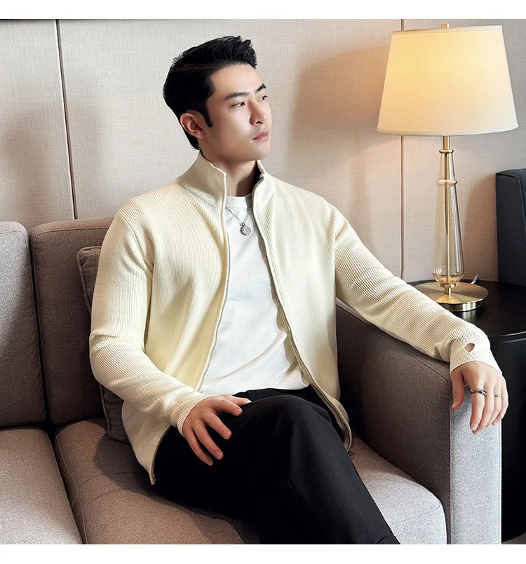 Stunning British Style High Quality Knitted Cardigan for Men