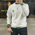 Men's Casual Sweater Long Sleeve Pullovers Fashion Crew Neck Sweatshirt