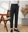 High Quality Men High Waist Suit Pants