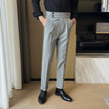 Men's Slim-Fit High Waist Pants