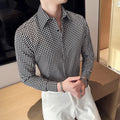 High Quality Vintage  Non Iron Long Sleeve  Shirts For Men