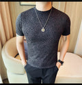 Leopard Pattern T Shirt For Men Summer Short Sleeve