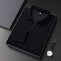V-neck sweater men's business casual stretchable, warm autumn new pullover knitwear.