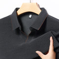 V-neck sweater men's business casual stretchable, warm autumn new pullover knitwear.
