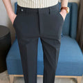 Men's Elegant Casual Business Slim-fit Dress Pants.