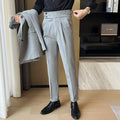 Men's Slim-Fit High Waist Pants
