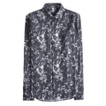 Men's Long-Sleeved  Floral Shirt with Elegant Pattern Design. Slim Fit for Casual & Business Occasions