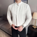 Men's Long-sleeve shirt superb looking design for  office wear