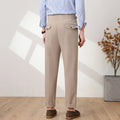 High Quality Men High Waist Suit Pants