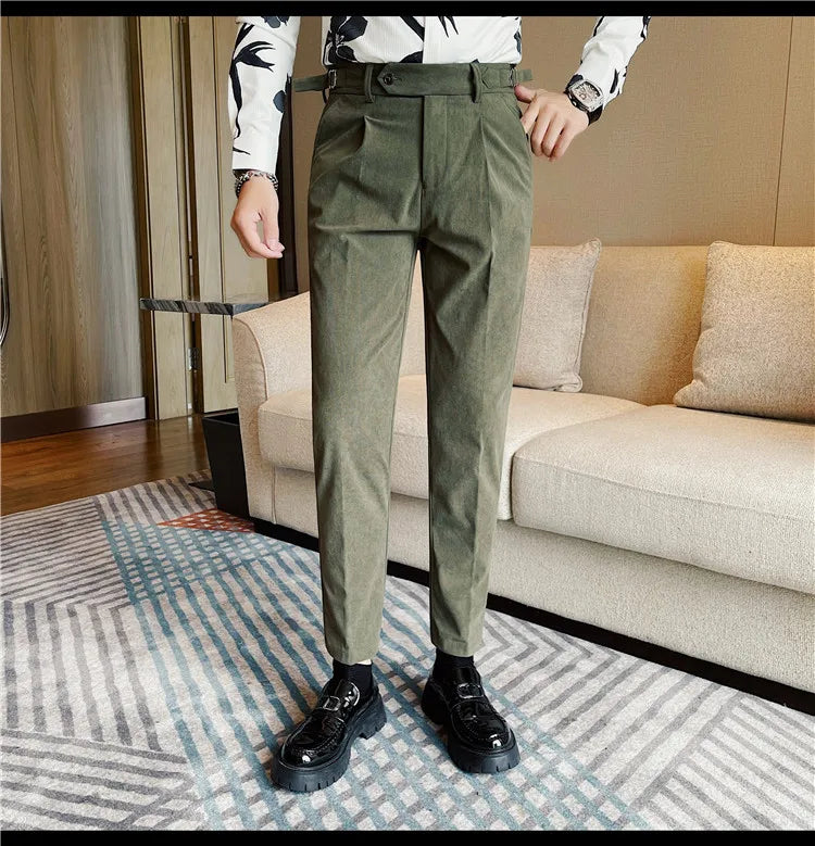 Men's Casual  Business Social Suit Pants .It can be worn for business office use.